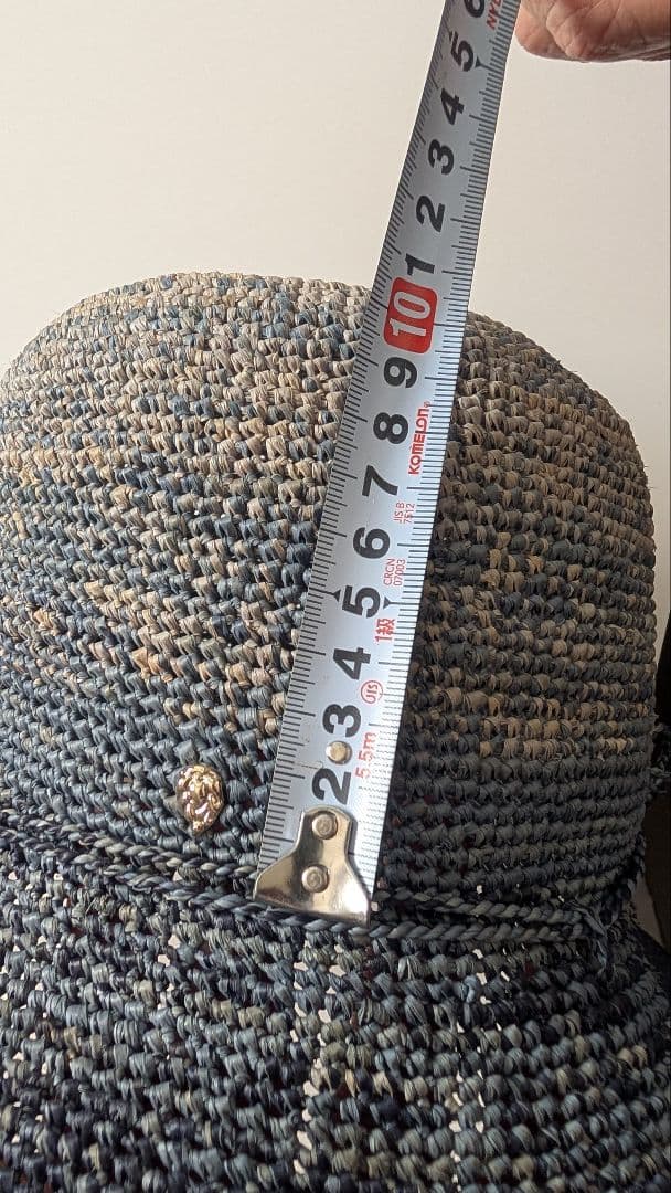 【美品】ヘレン・カミンスキー　グラデブルーグレーの帽子