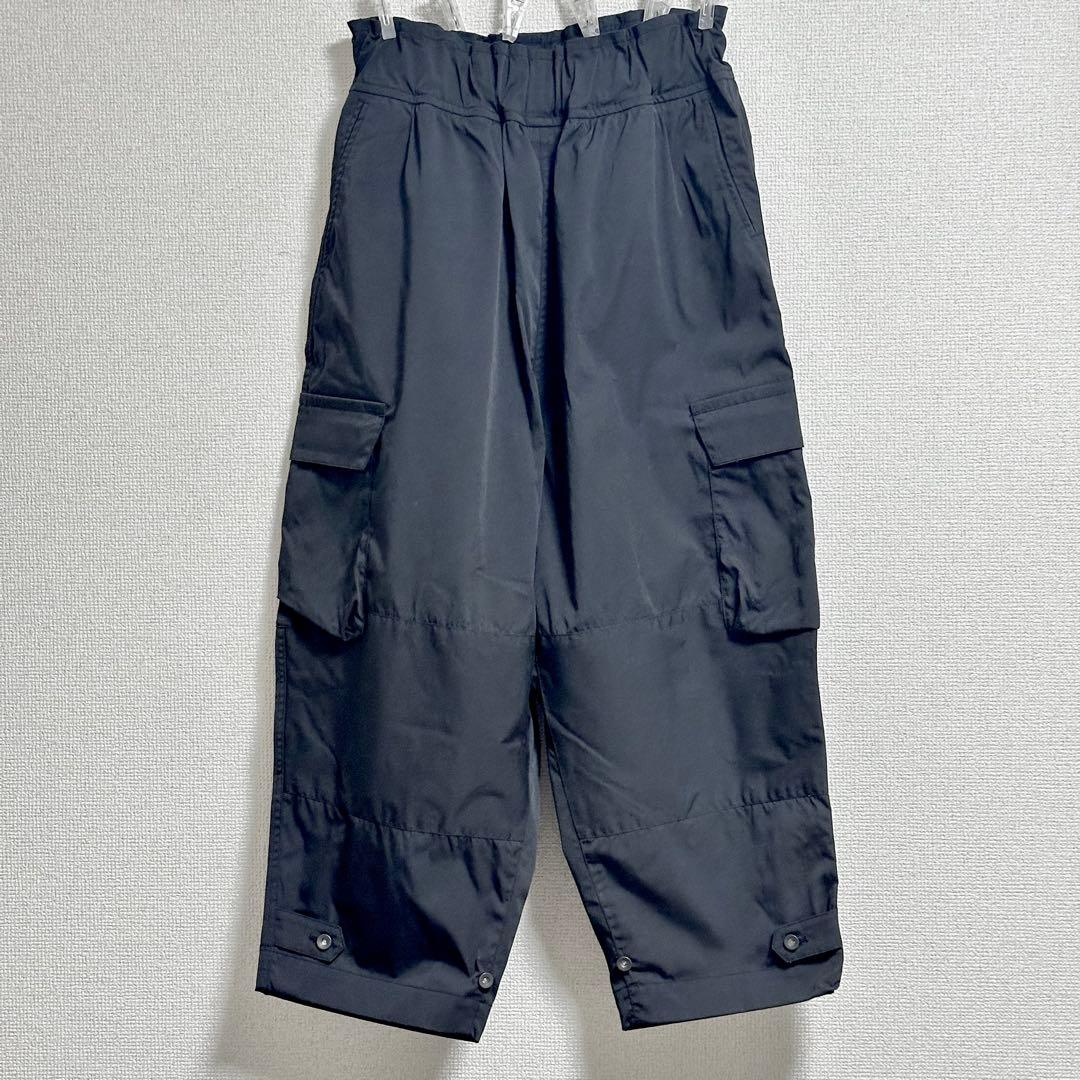 FIRMUM DR_FR0403PF ギャザーテーパードミリタリーパンツ XS