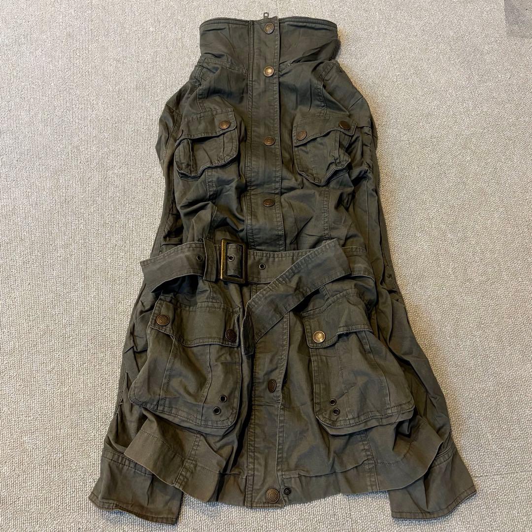 00’s archive goa ギミック　ミリタリー　ジャケット　y2k