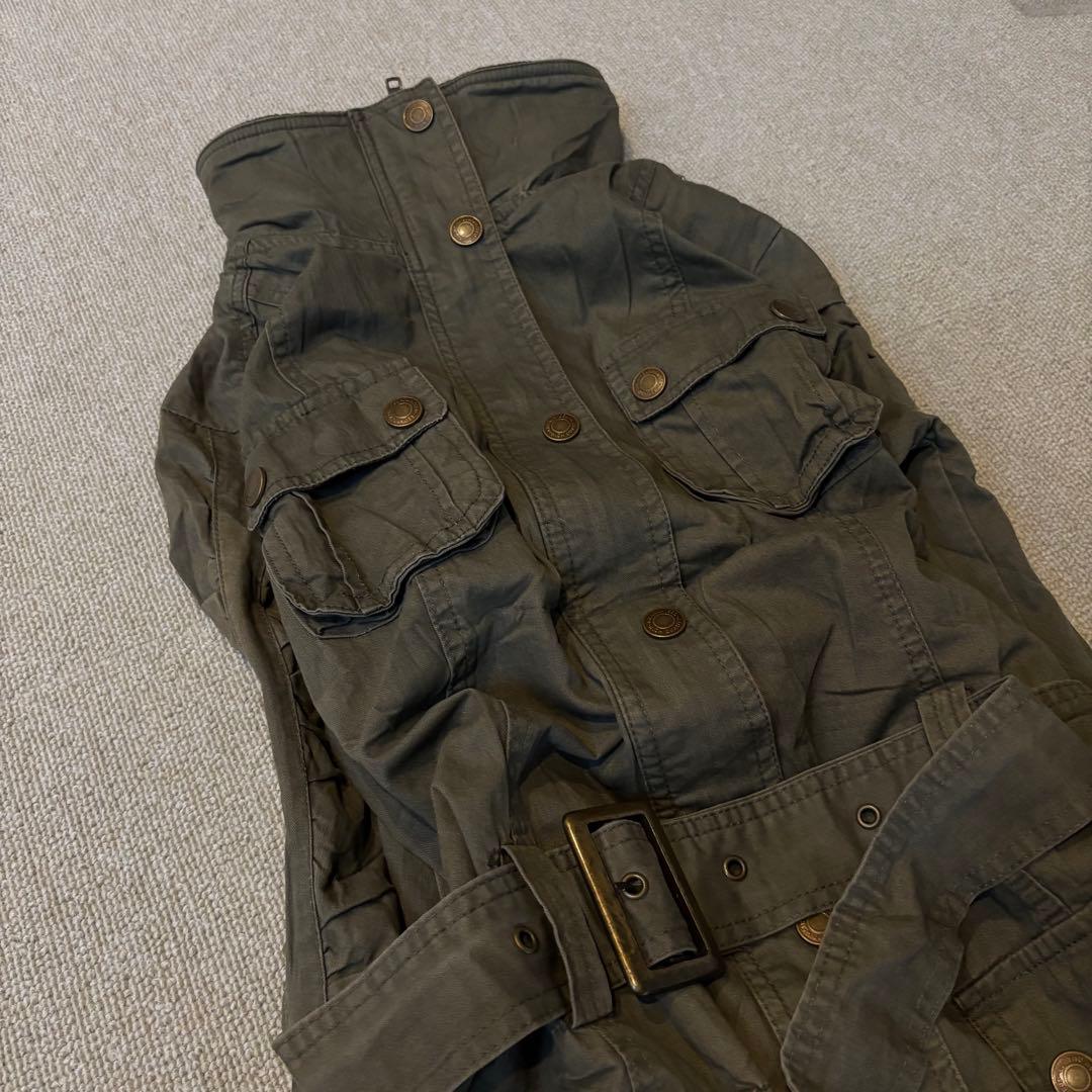 00’s archive goa ギミック　ミリタリー　ジャケット　y2k