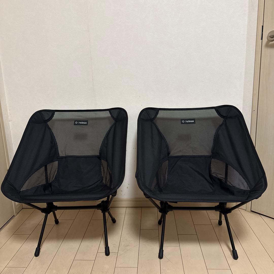 ヘリノックス　チェアワン　ブラック　２脚セット