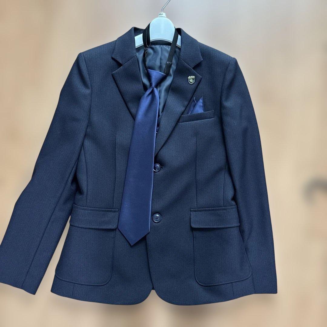 キッズ フォーマルスーツ ネイビー