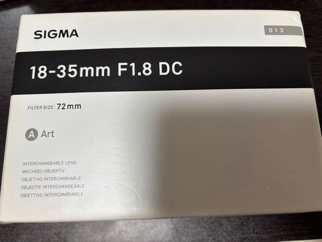 レンズ(ズーム) SIGMA 18-35mm F1.8 DC HSM Art