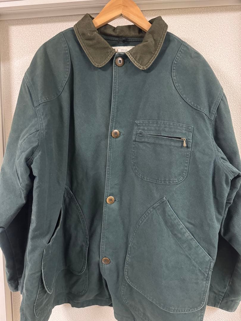 L.L.Bean グリーン カバーオール Lサイズ