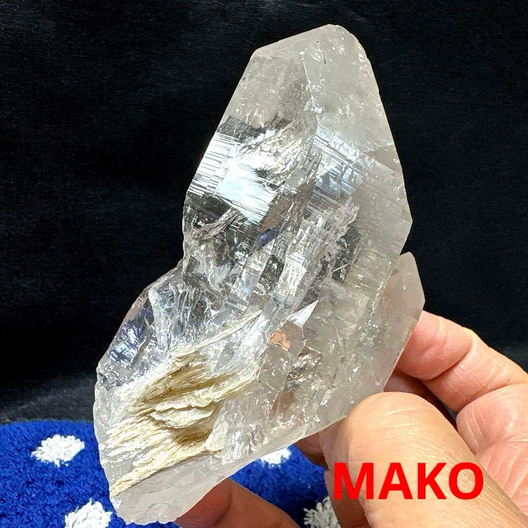 M1875☆ガネーシュヒマール水晶原石426g☆天然石　原石☆N5087-D