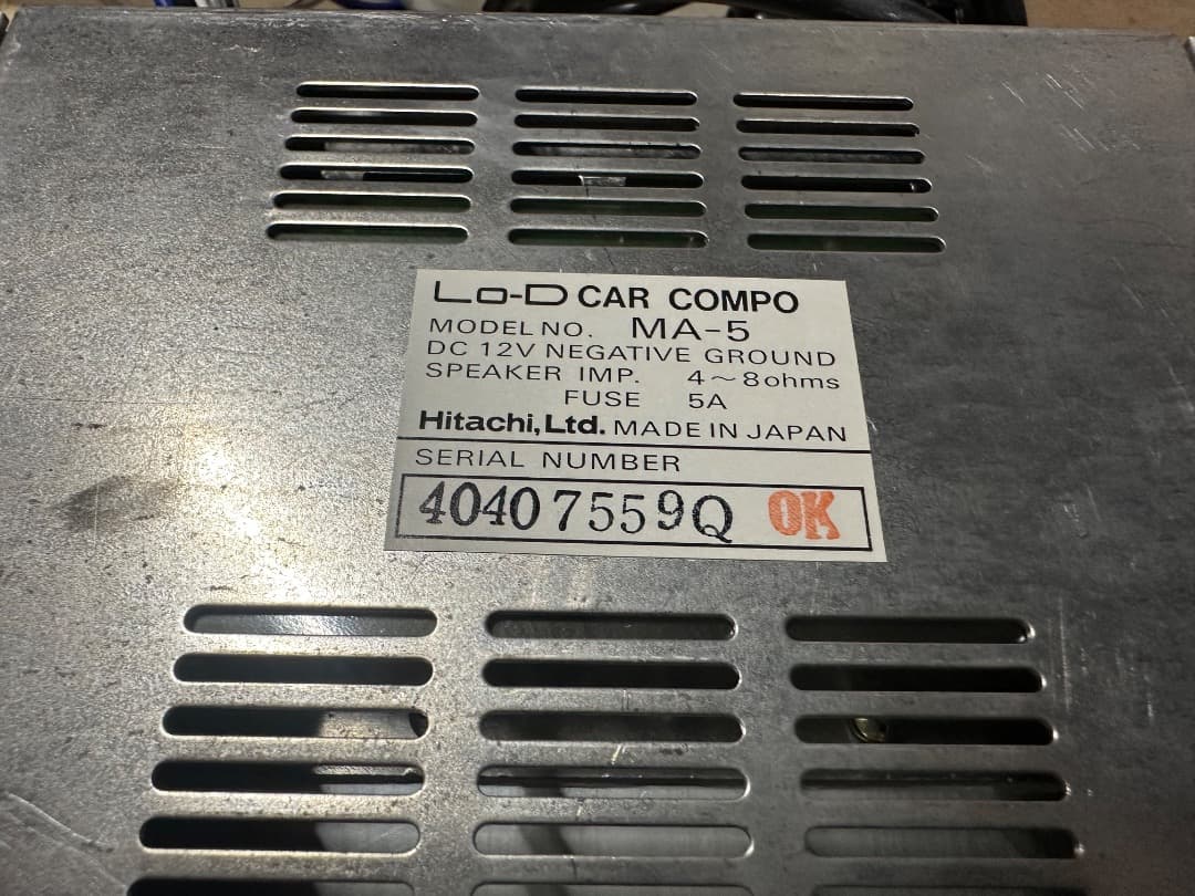 旧車　希少　アンプレベルインジゲーター