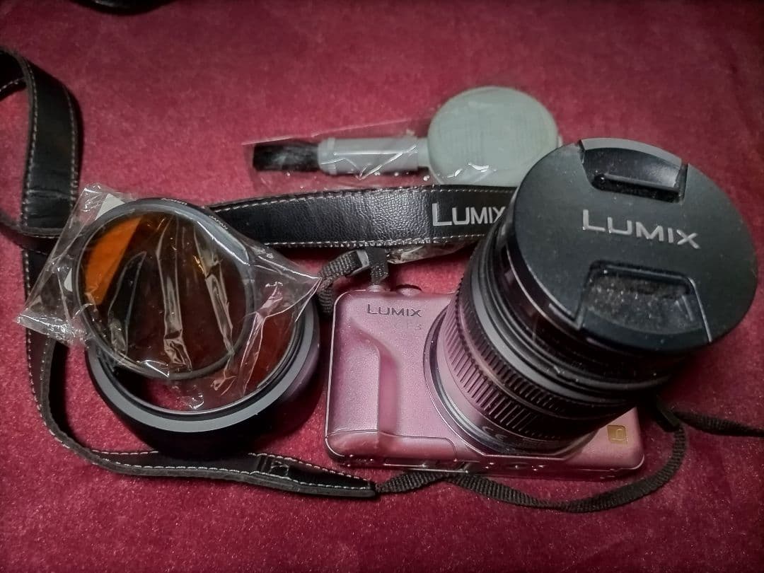 Panasonic LUMIX GF 3 ピンク レンズ付きブロアー