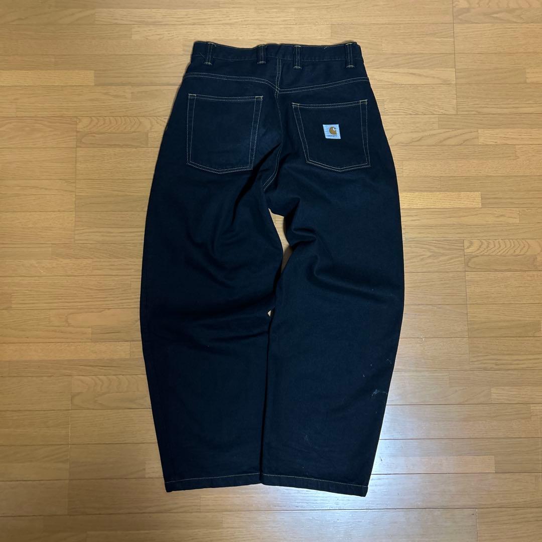 パンツ CARHARTT BRANDON PANTS BLACK RINSED