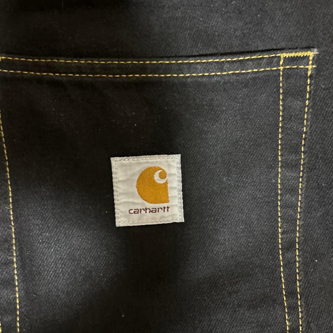 パンツ CARHARTT BRANDON PANTS BLACK RINSED