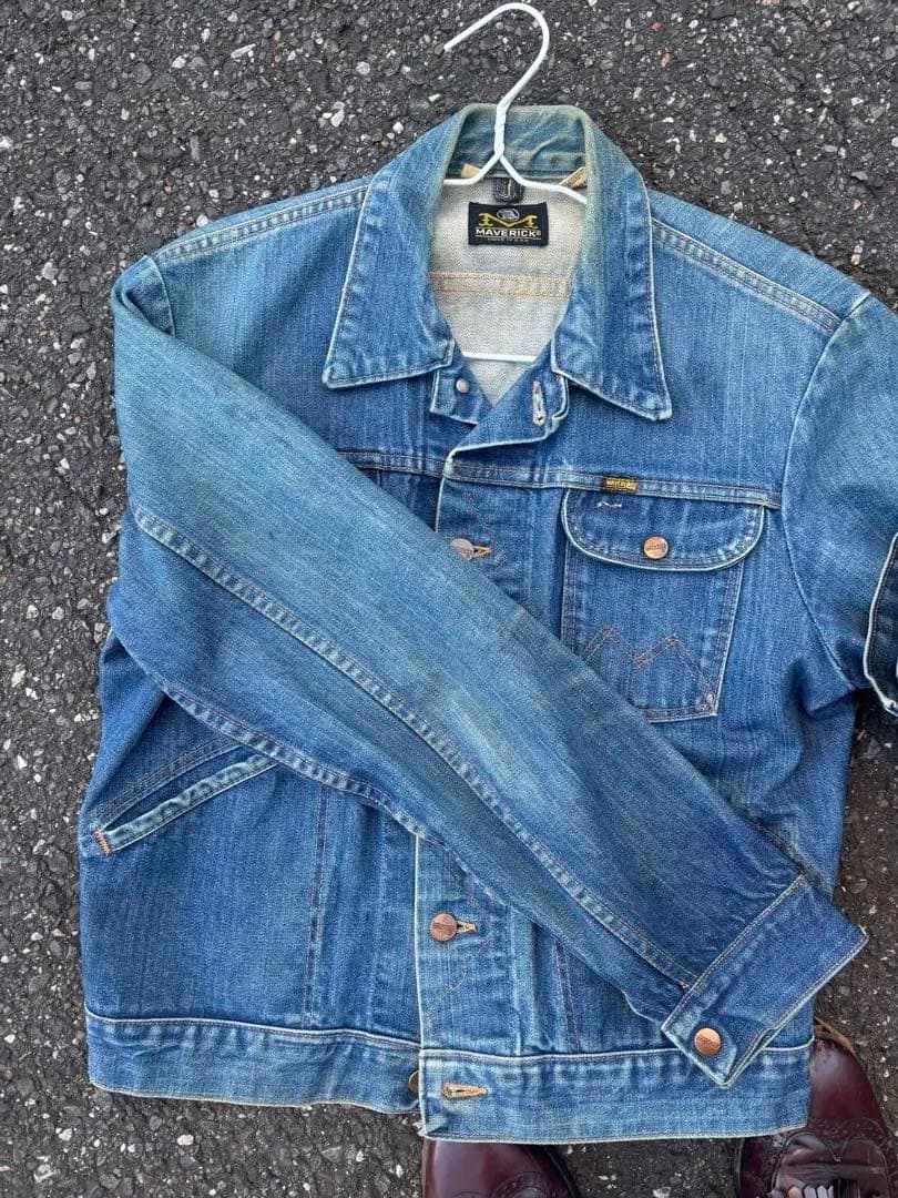 MAVERICK 斜めベル　デニムジャケット　vintage