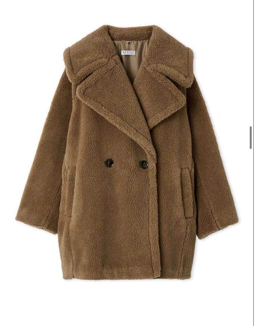 週末限定　ECOPELボアミドルコート　フレイアイディーFRAY I.D