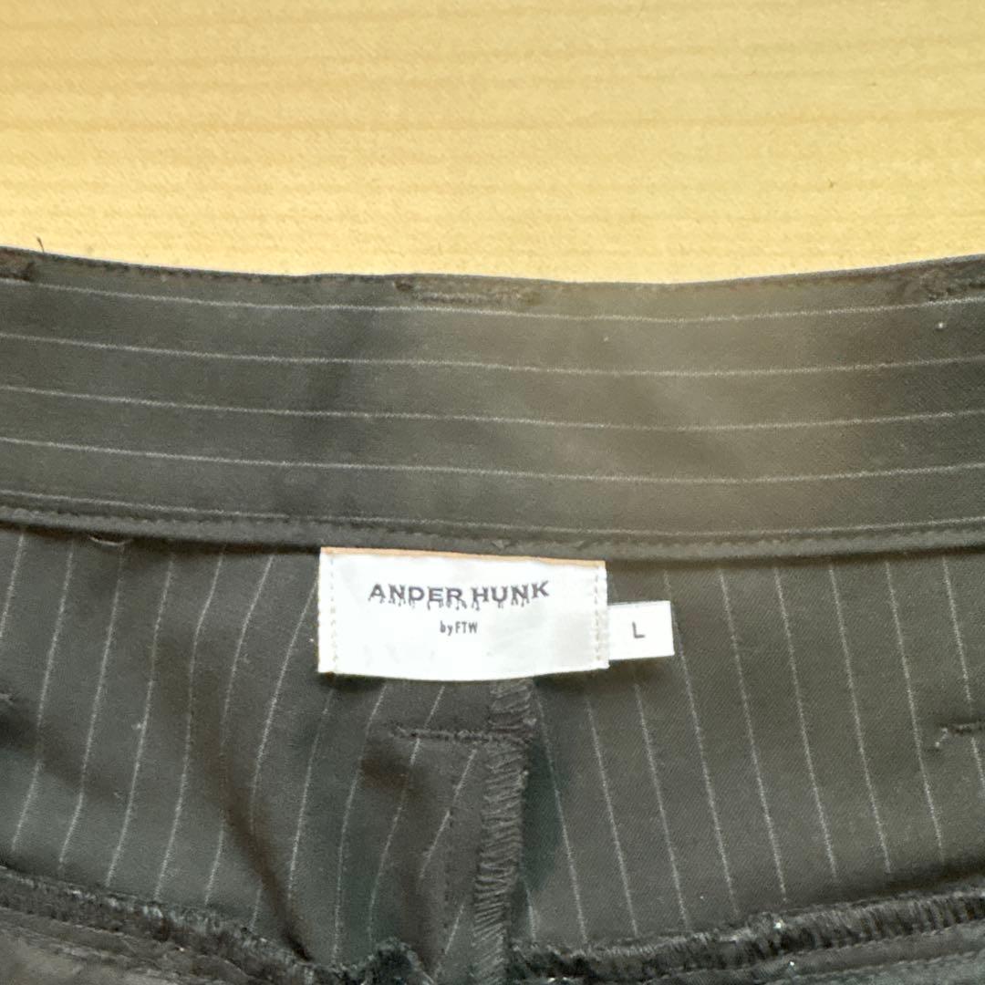 パンツ ANDER HUNK Studs Design Baggy Slacks