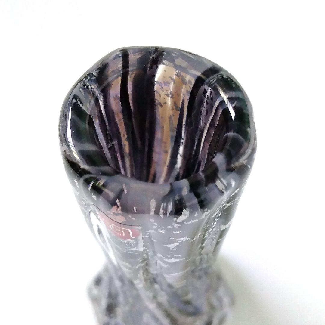 新品未使用 津軽びーどろ フラワーベース 夜空 季明かり 吹きガラス ガラス