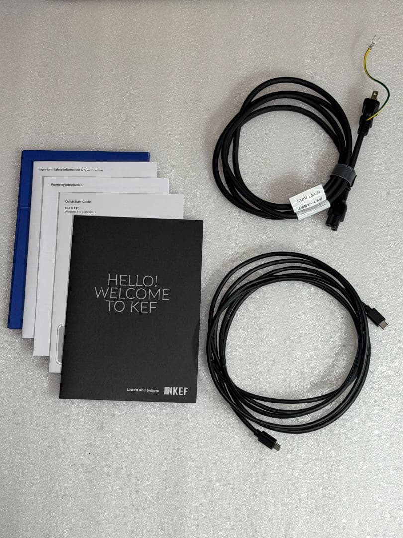 KEF LSX II LT スピーカースタンド付 グラファイトグレー