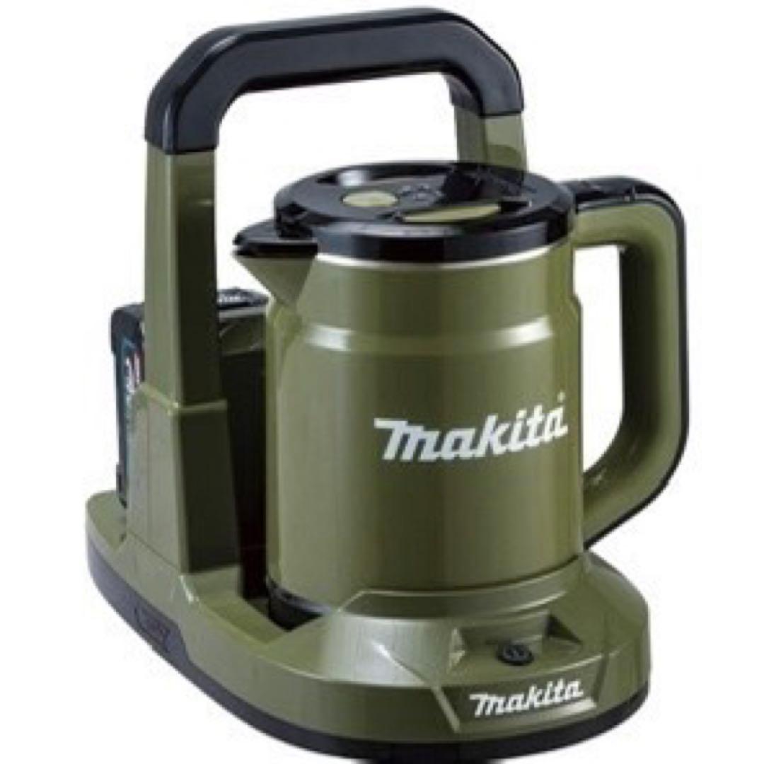 Makita 充電式電気ケトル kTV001G オリーブ マキタ 0.8L