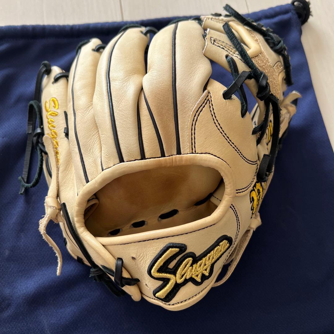 Slugger 軟式用野球グローブ ベージュ 久保田スラッガースペシャルオーダー