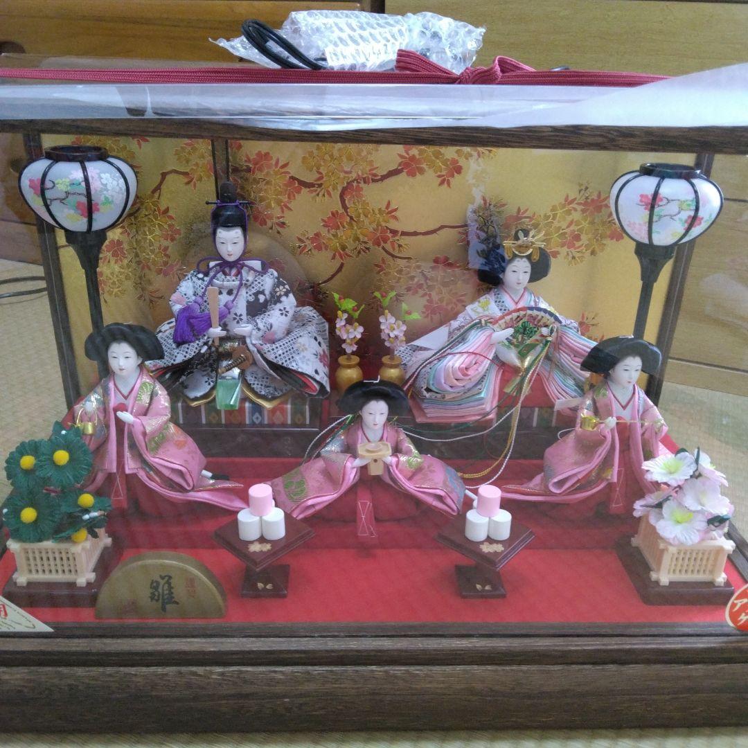 【美品】雛人形 アクリルケース入り