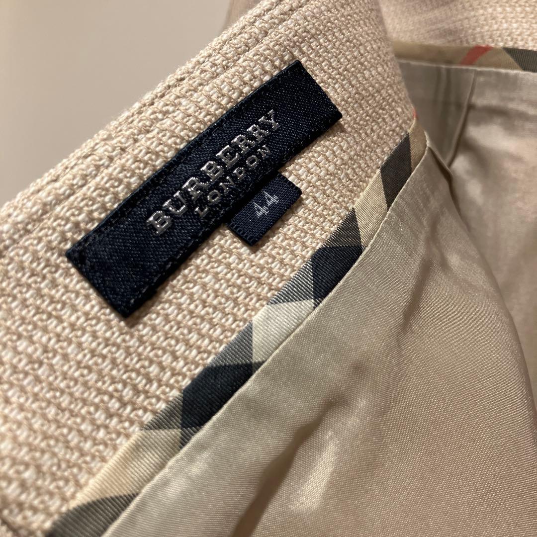 【バーバリーロンドン】日本製　レディーススーツ　希少サイズ44 ゆったり