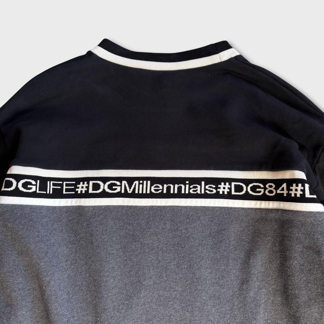 DOLCE&GABBANA ドルガバ ロゴテープ スウェット 52 XL相当