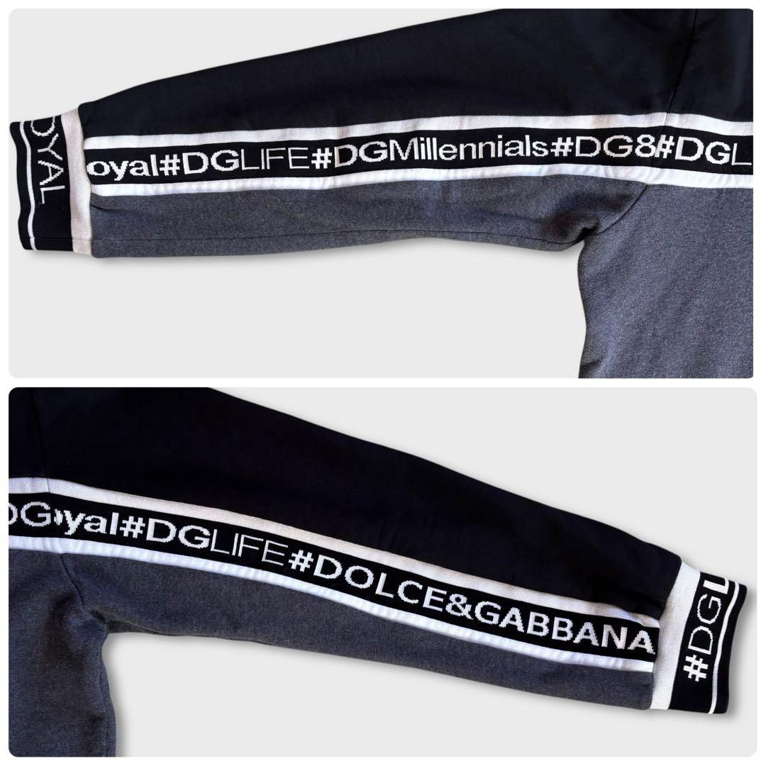 DOLCE&GABBANA ドルガバ ロゴテープ スウェット 52 XL相当