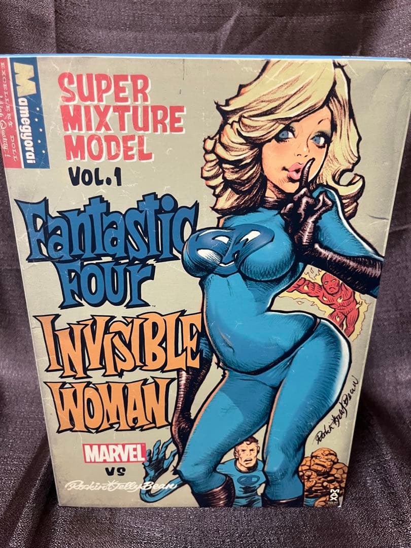 【開封品】ロッキンジェリービーン　豆魚雷　インビジブルウーマンフィギュア