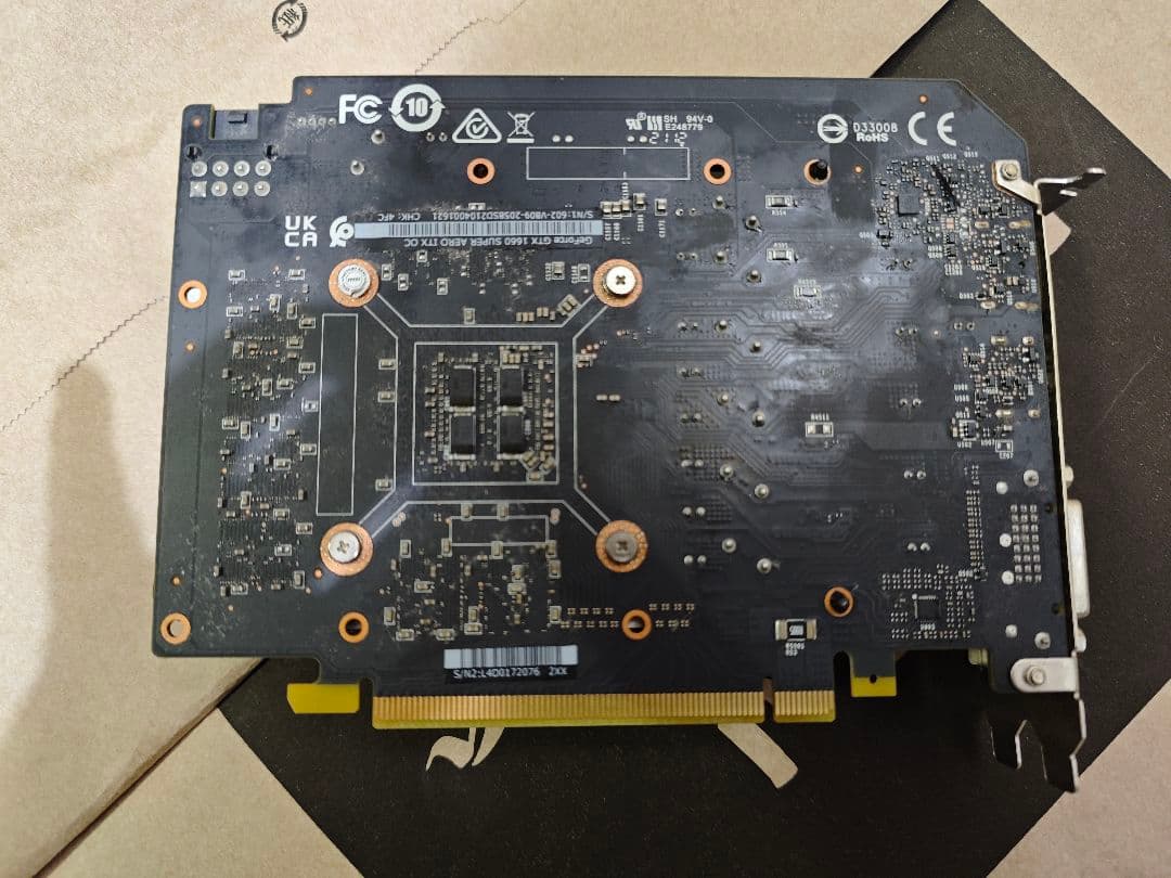 グラフィックボード・グラボ・ビデオカード MSI AERO GTX1660Super 6GB