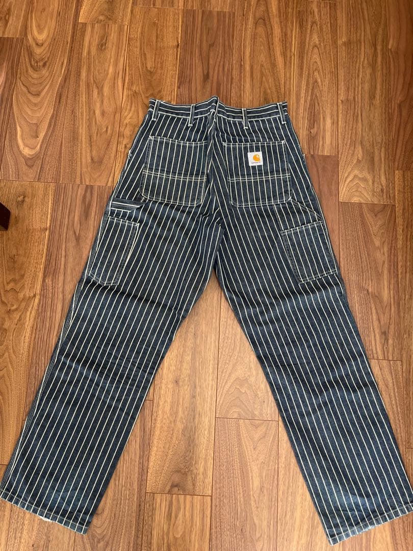 Carhartt WIP ヒッコリー ワークパンツ W32 ストライプ