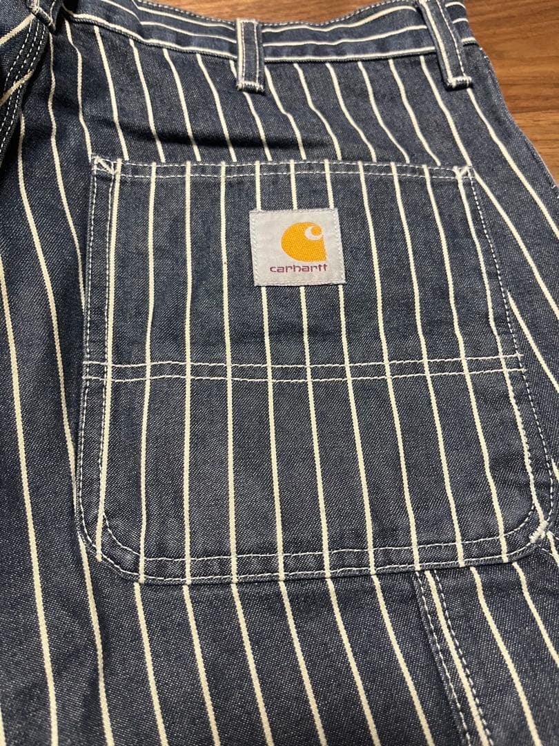 Carhartt WIP ヒッコリー ワークパンツ W32 ストライプ