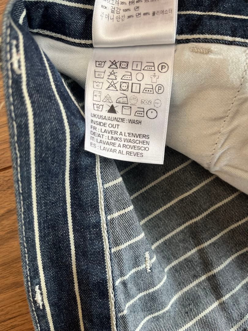 Carhartt WIP ヒッコリー ワークパンツ W32 ストライプ