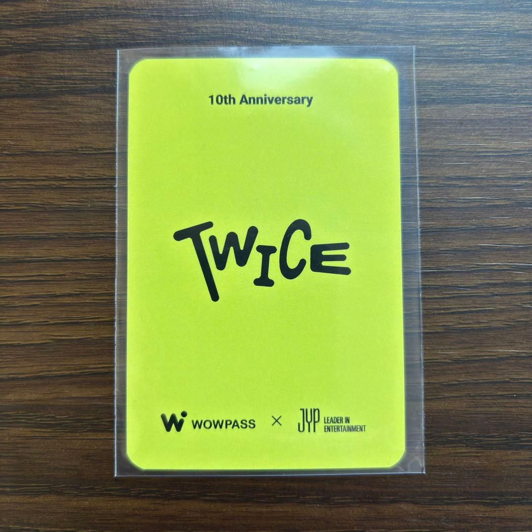 【新品】TWICE サナ WOWPASS 10周年 トレカ 特典 公式