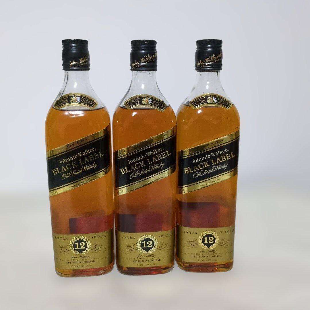 Johnnie Walker 黒ラベル エクストラスペシャル12年　3本セット