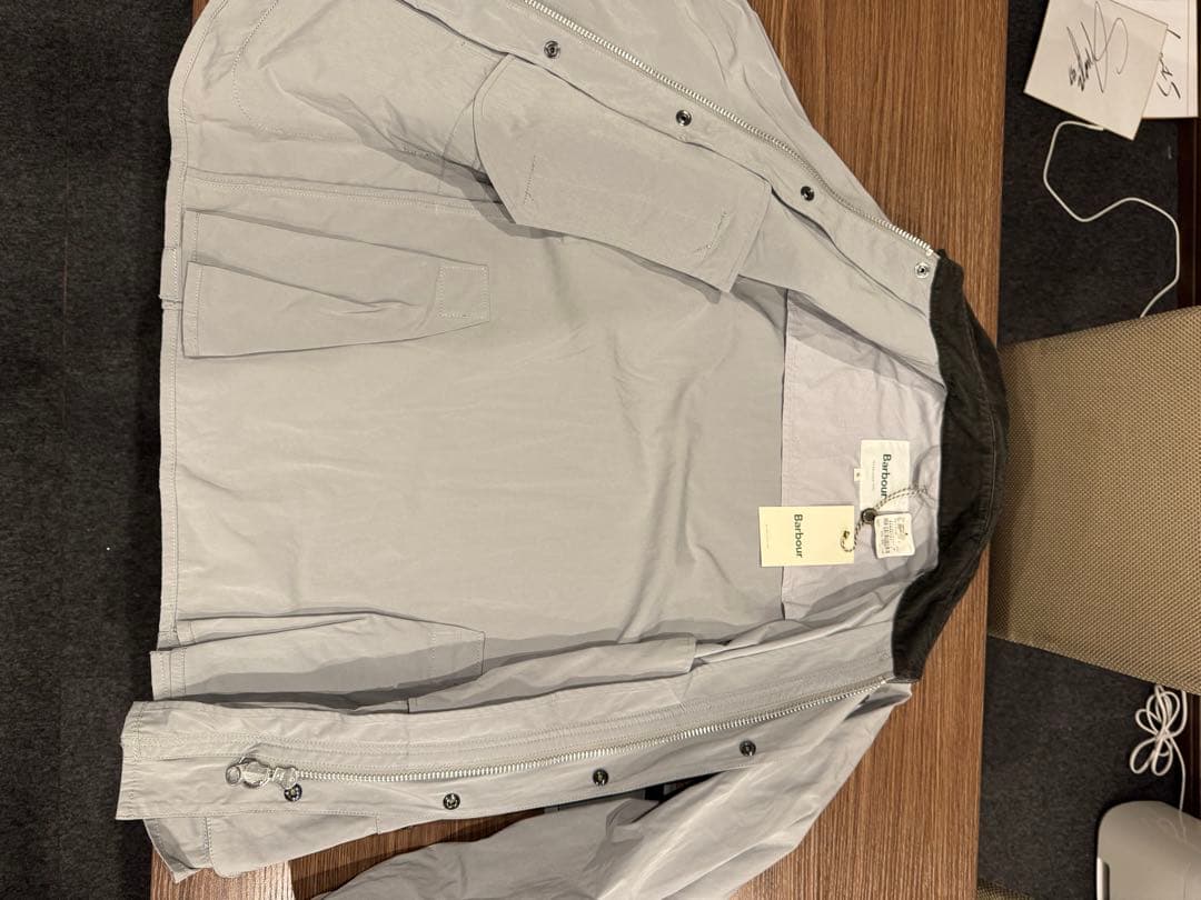Barbour グレー カバーオール Sサイズ 未使用タグ付きバブアー　ビームス
