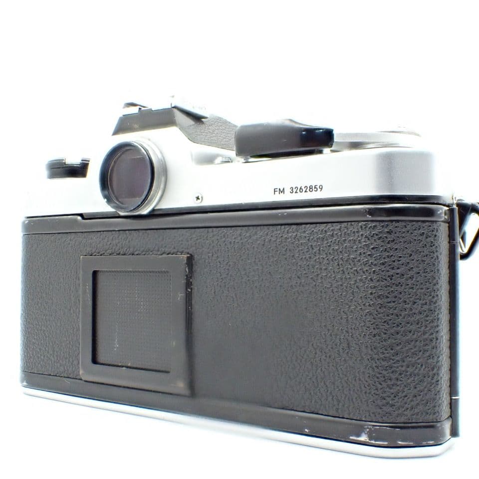 【動作確認済実用品】Nikon FM シルバー＆Ai 35mm f2.8 電池付