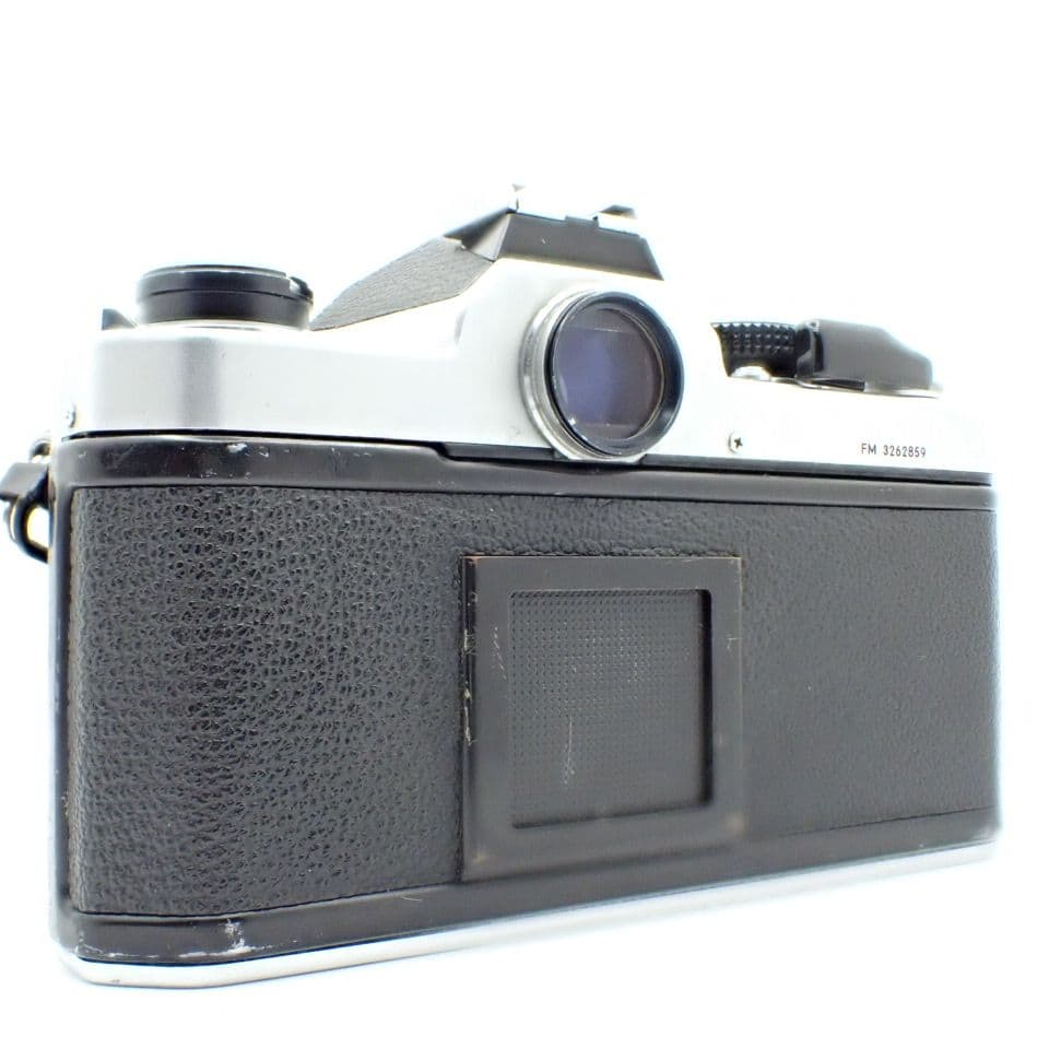 【動作確認済実用品】Nikon FM シルバー＆Ai 35mm f2.8 電池付