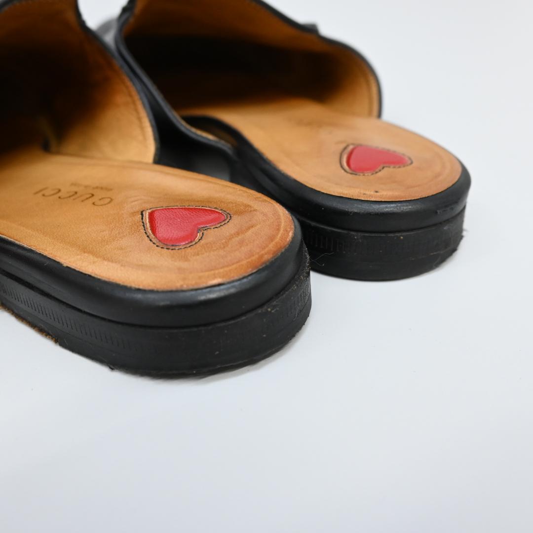 ■ 46569★グッチ プリンスタウン ホースビット ローファー　サンダル