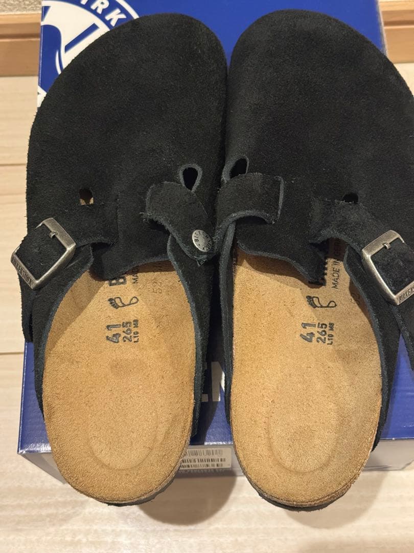 ビルケンシュトック ボストン ブラック 41 レギュラー幅