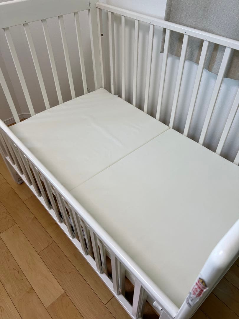 ゆう ベビーベッド、マットレス、バウンサー、おふろマットなど　引き取りのみ