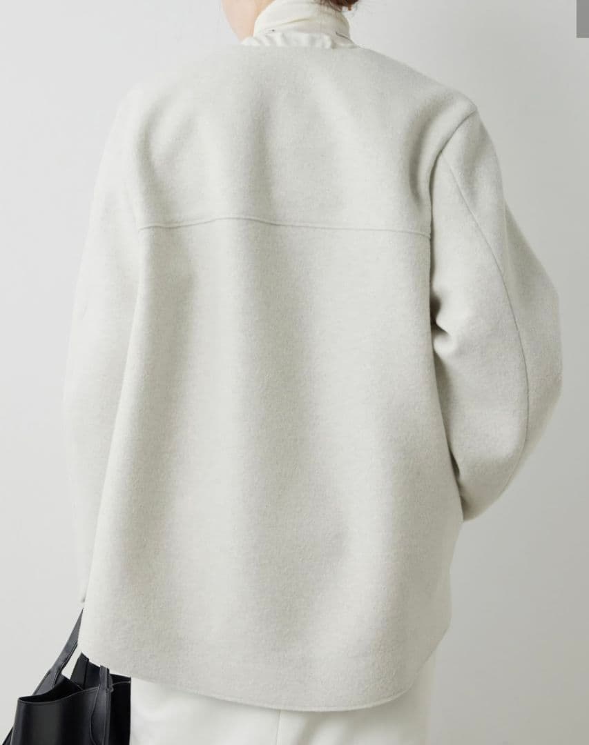 GALLARDAGALANTE　ノーカラーミドルコート