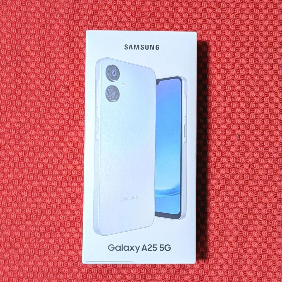 新品未使用 Galaxy A25 5G 64GB 3台ブラック2,ライトブルー1