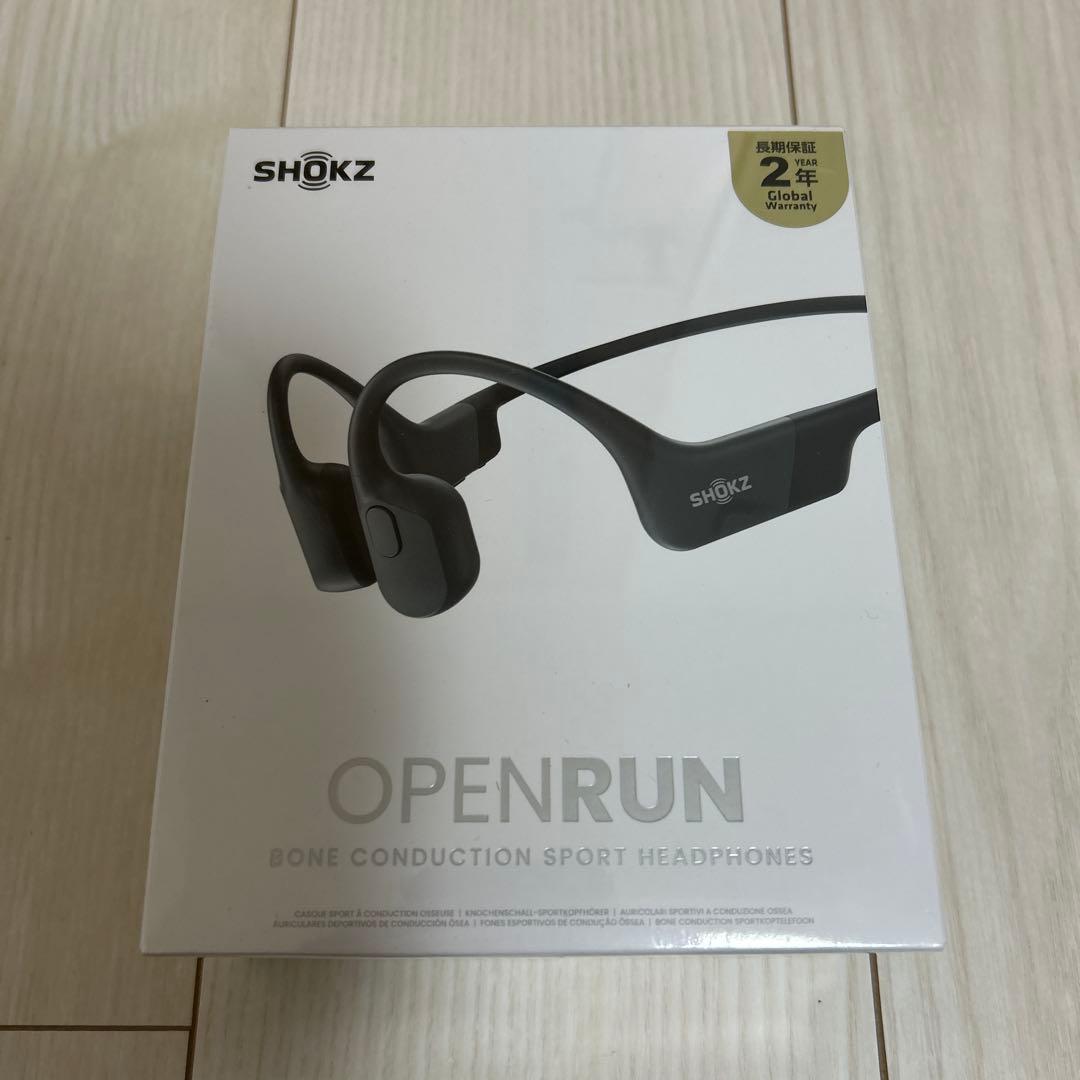 【新品未使用品】SHOKZ OPENRUN 骨伝導イヤホン ブラック