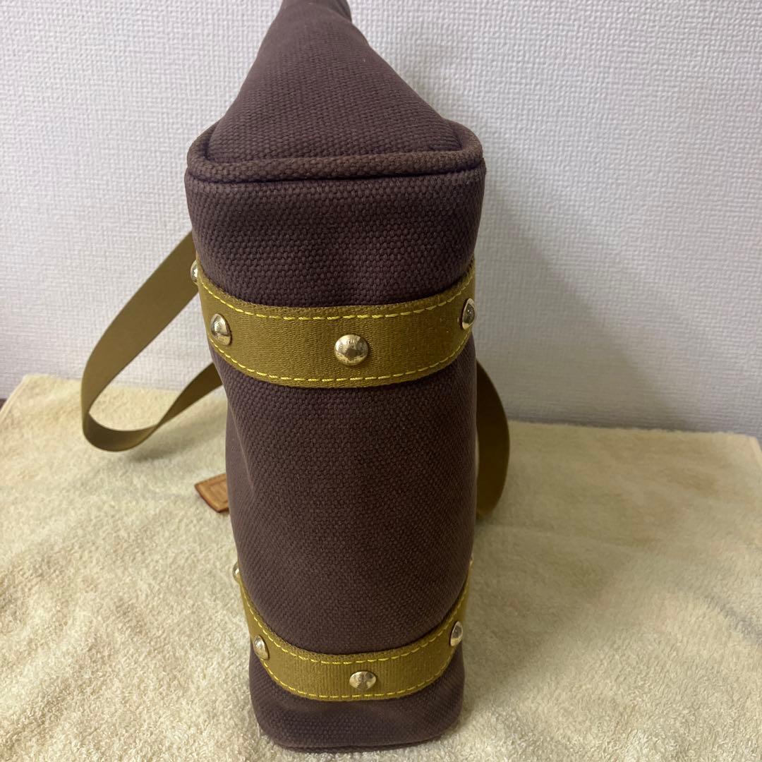 LOUIS VUITTON ブラウンキャンバスバッグ