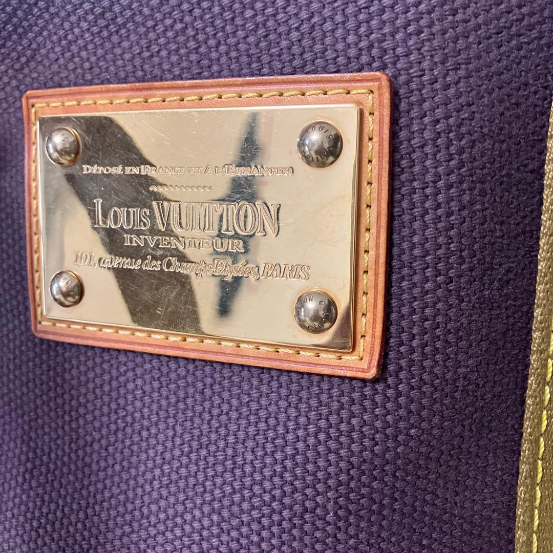 LOUIS VUITTON ブラウンキャンバスバッグ