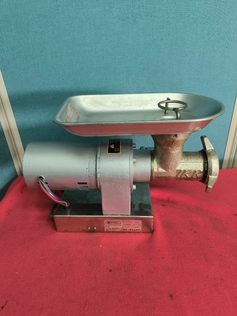 (アルファ・ローヤル)電動 ミートチョッパー卓上型 12RF-A