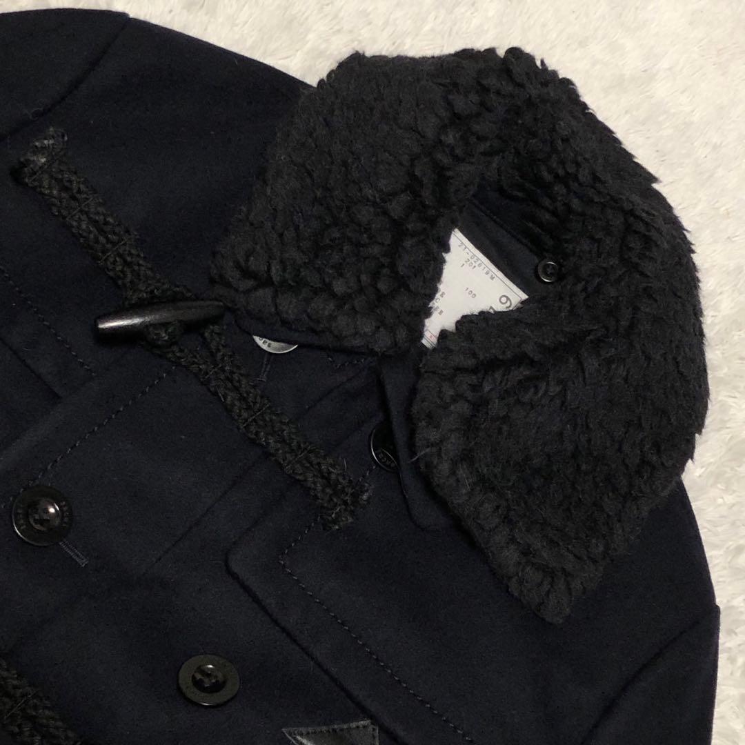 ［タグ付き未使用］sacai 21-02619 ウール　ダッフルコート　ボア