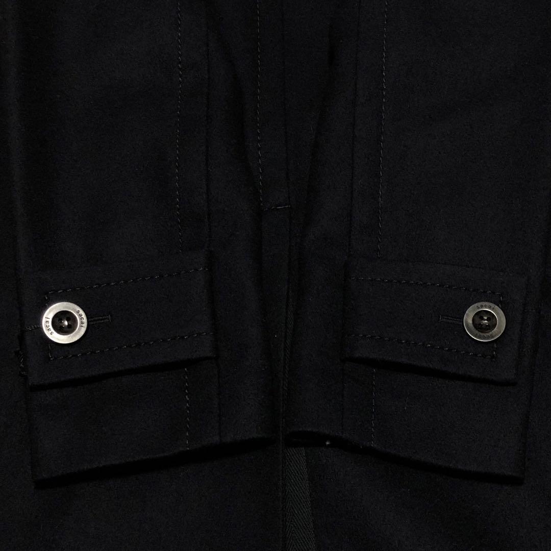 ［タグ付き未使用］sacai 21-02619 ウール　ダッフルコート　ボア