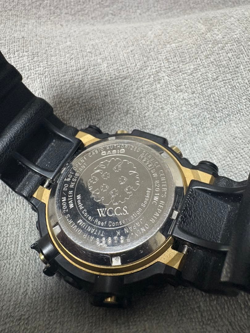 CASIO G-SHOCK フロッグマン　ブラック/ゴールド