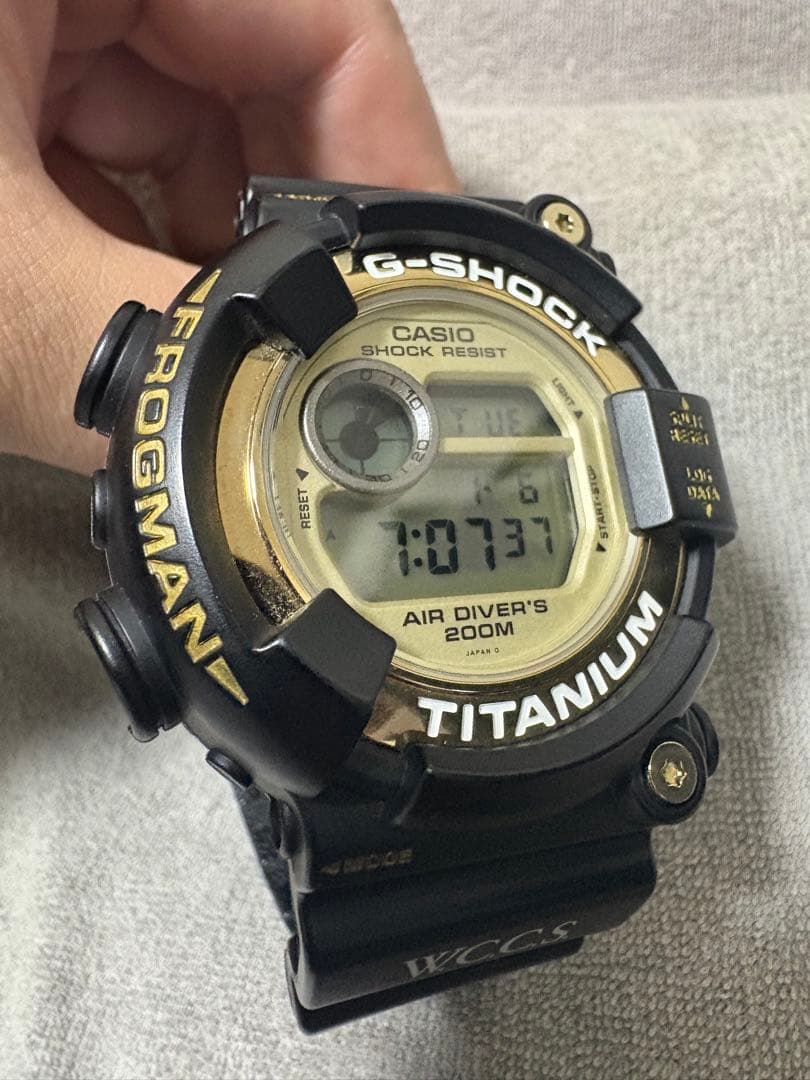 CASIO G-SHOCK フロッグマン　ブラック/ゴールド