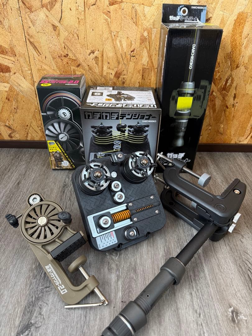 ⭐︎ライン巻き⭐︎テンショナー・リールシート・リサイクラー　セット販売‼︎