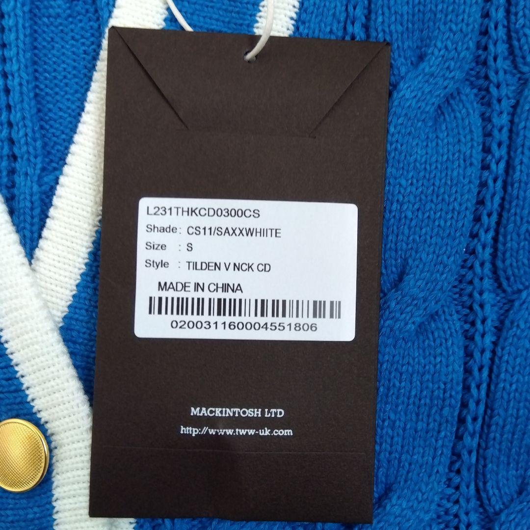 トラディショナルウェザーウェア 新品未使用 V ネック 金ボタン カーディガン