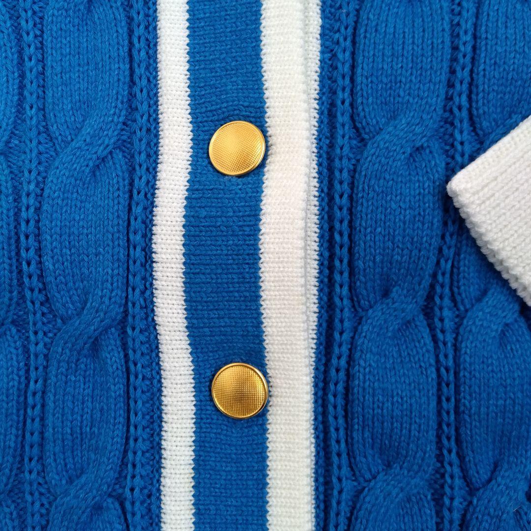 トラディショナルウェザーウェア 新品未使用 V ネック 金ボタン カーディガン